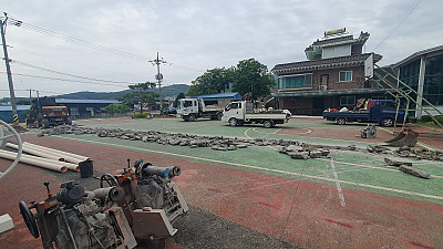 교회 및 사택 정화조 배관 공사