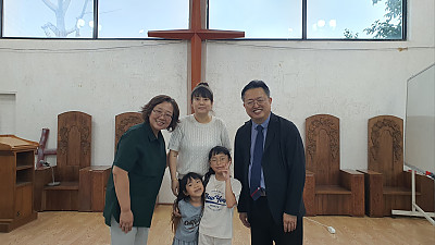 우성희 성도님(소율,하율 어머니) 진심으로 환영하고 축복합니다.